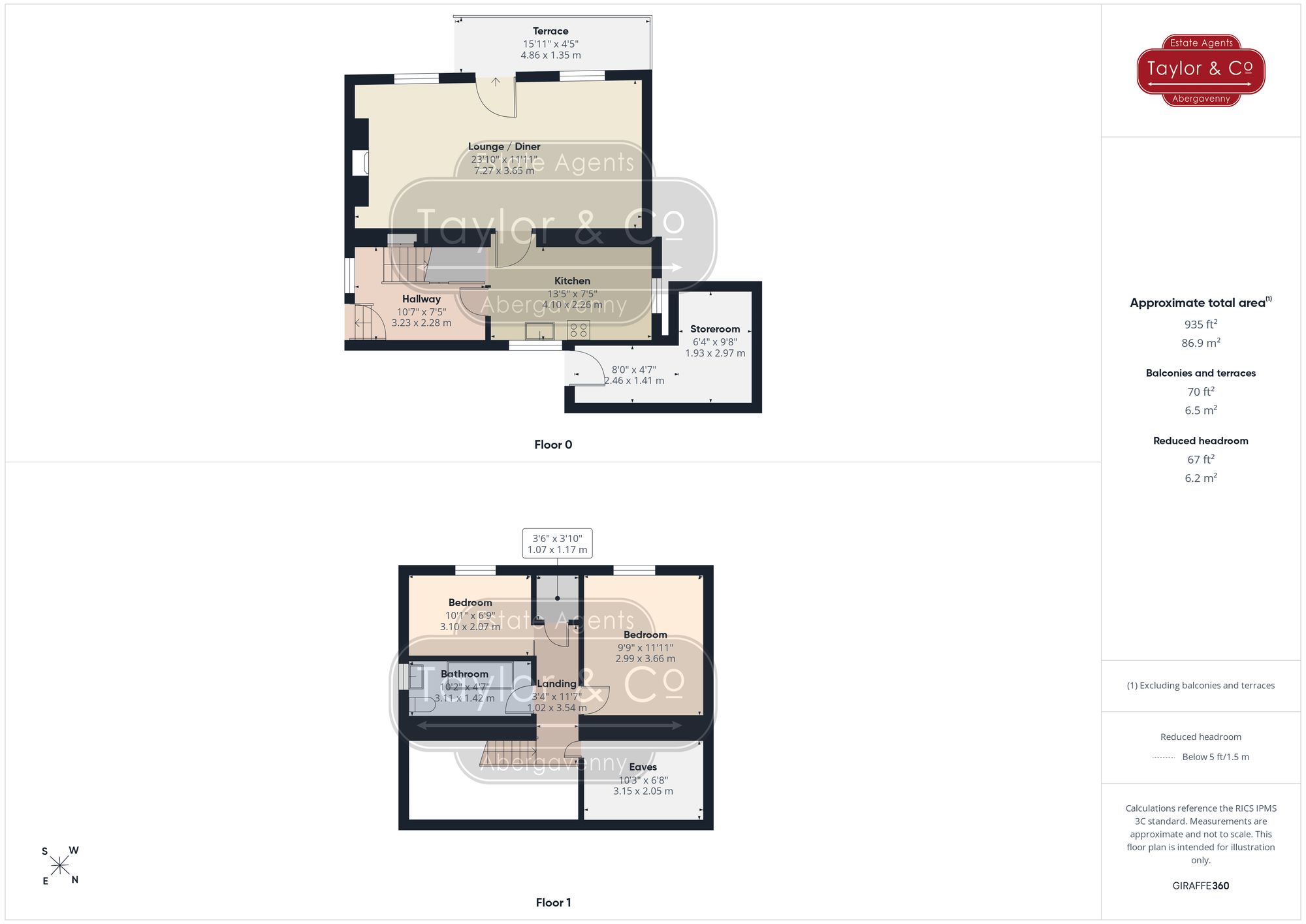 Floorplans For Tretower, Crickhowell, NP8