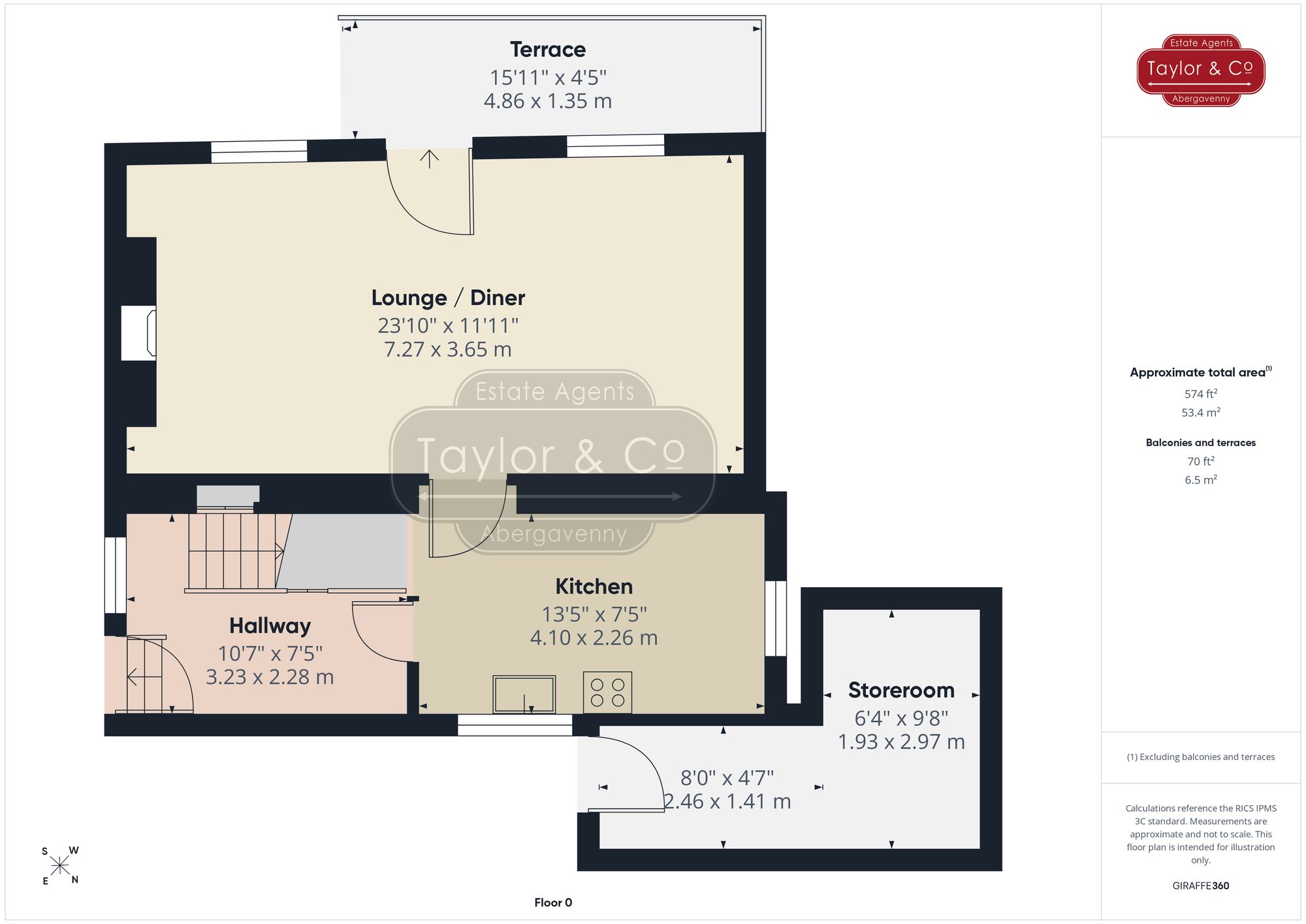 Floorplans For Tretower, Crickhowell, NP8