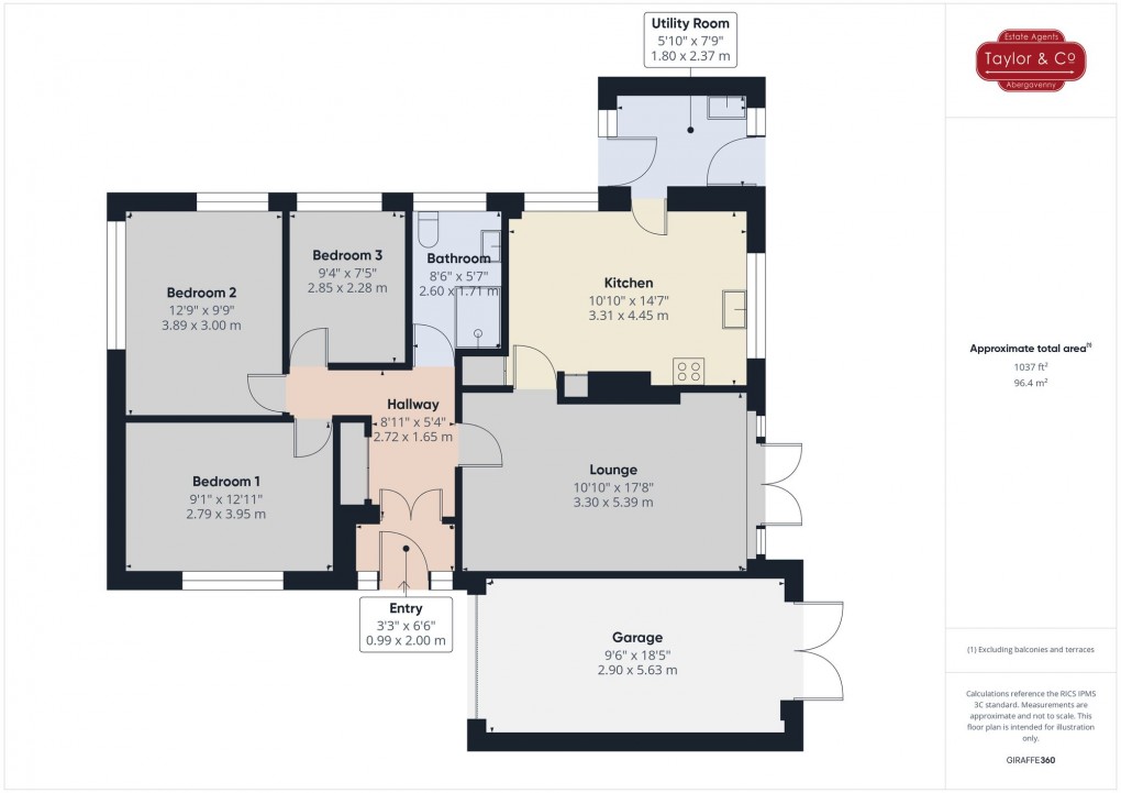 Floorplan for Caestory Avenue, Raglan, NP15