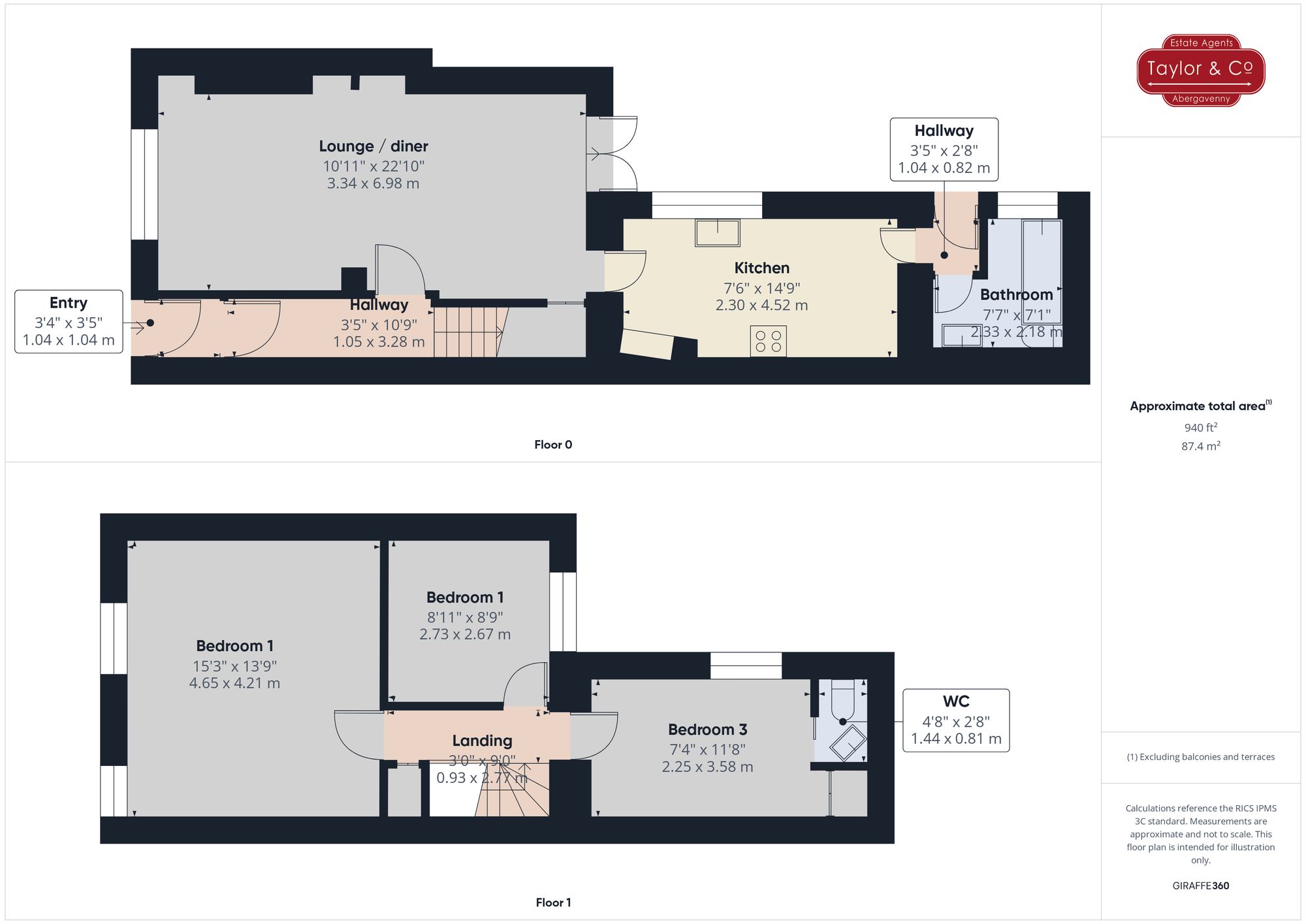 Floorplans For Barnfield Terrace, Blaenavon, NP4