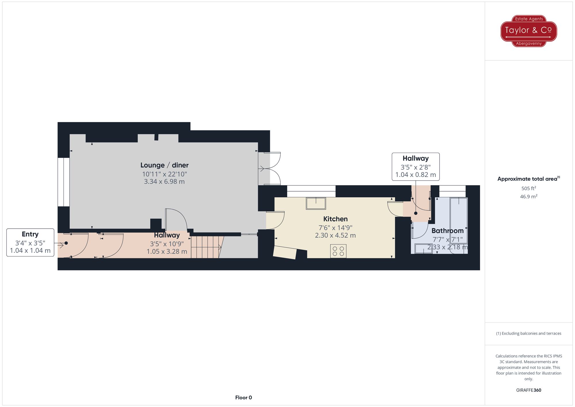 Floorplans For Barnfield Terrace, Blaenavon, NP4