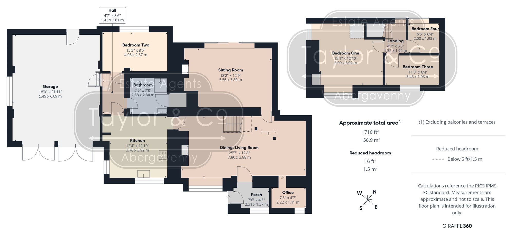 Floorplans For Llangua, Abergavenny, NP7