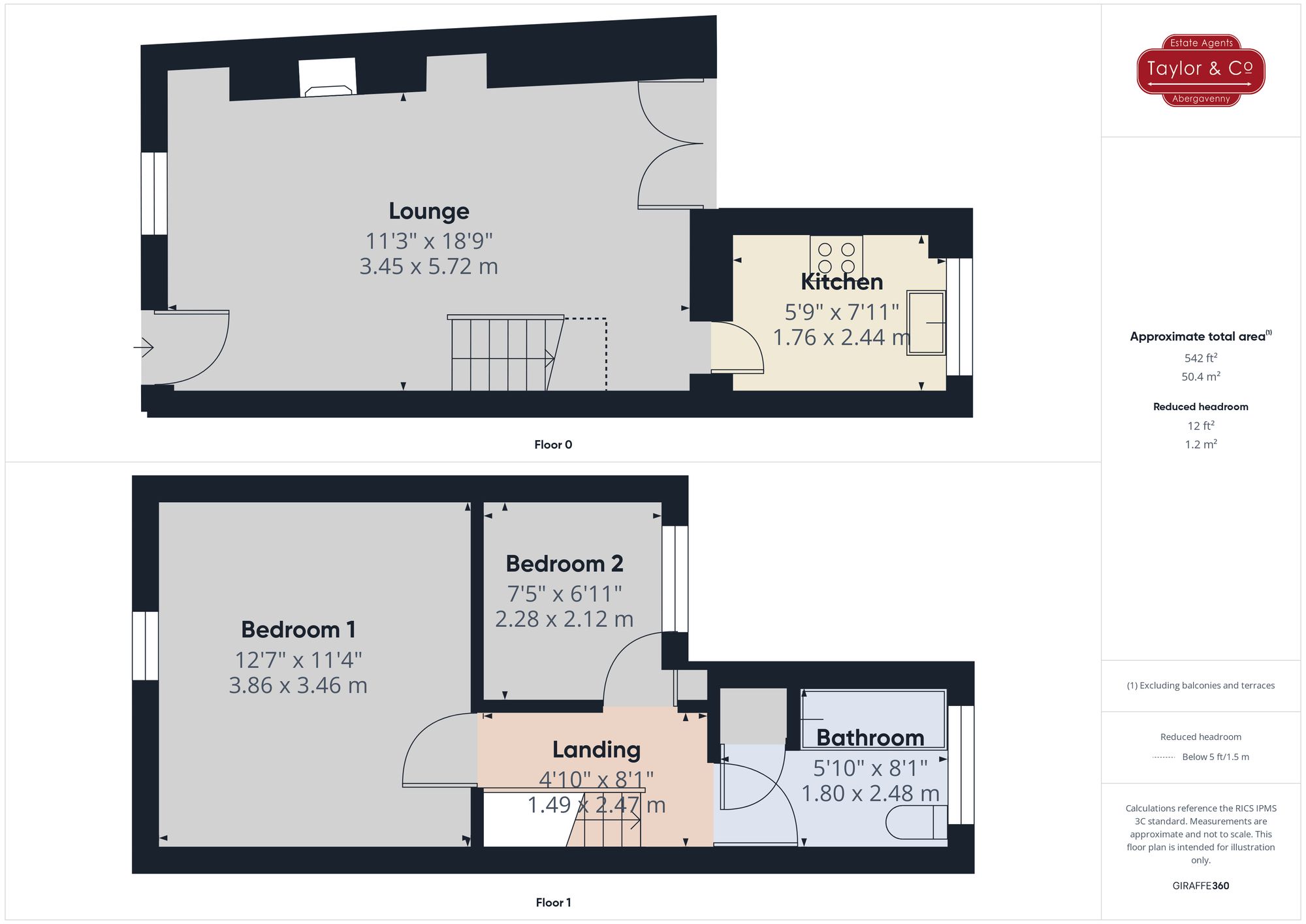 Floorplans For Queen Street, Blaenavon, NP4