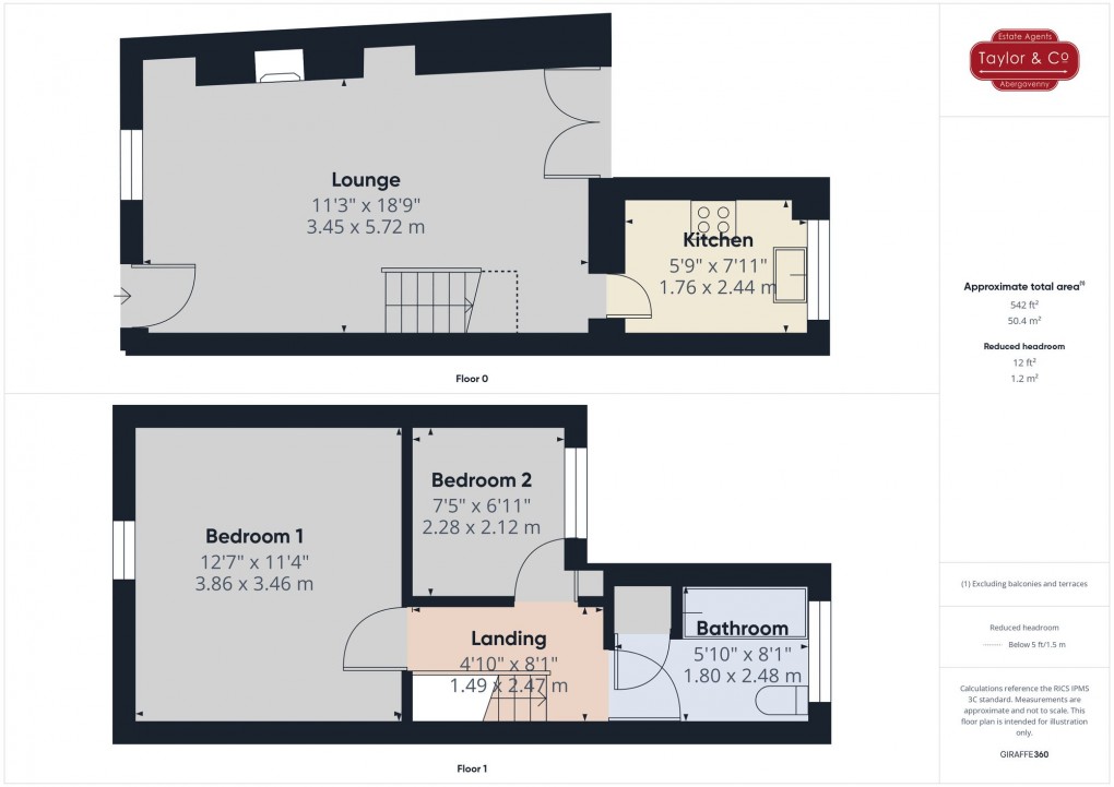 Floorplan for Queen Street, Blaenavon, NP4