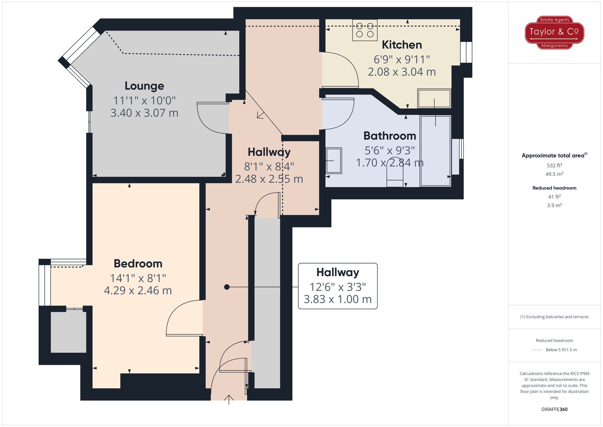 Floorplans For Brecon Road, Abergavenny, NP7