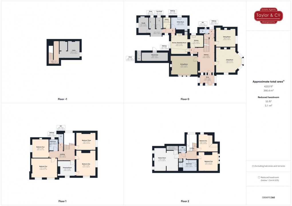 Floorplan for Llanbedr, Crickhowell, NP8
