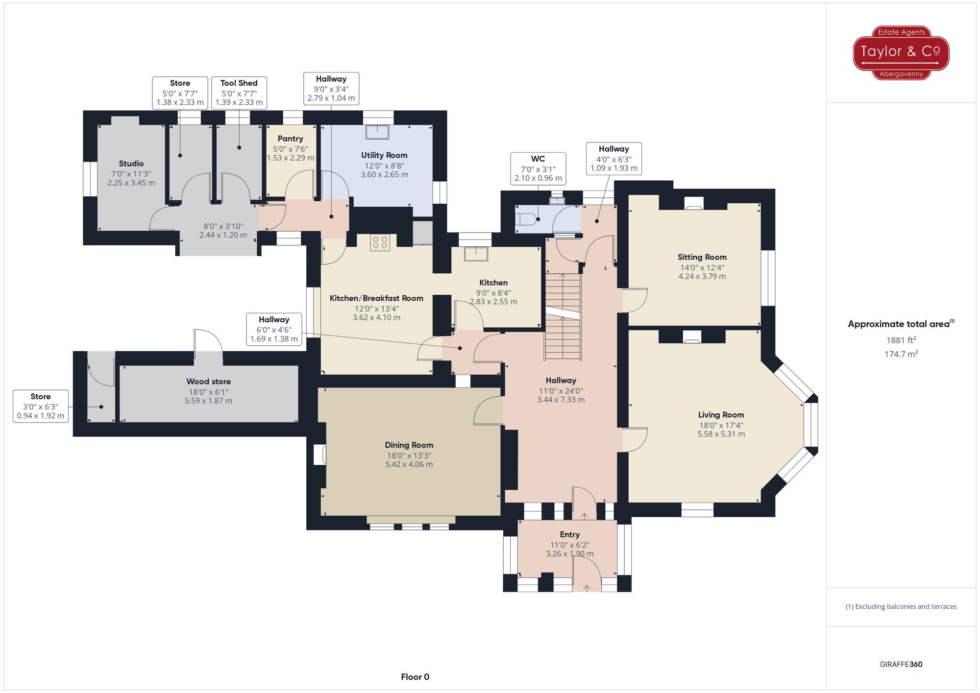 Floorplans For Llanbedr, Crickhowell, NP8