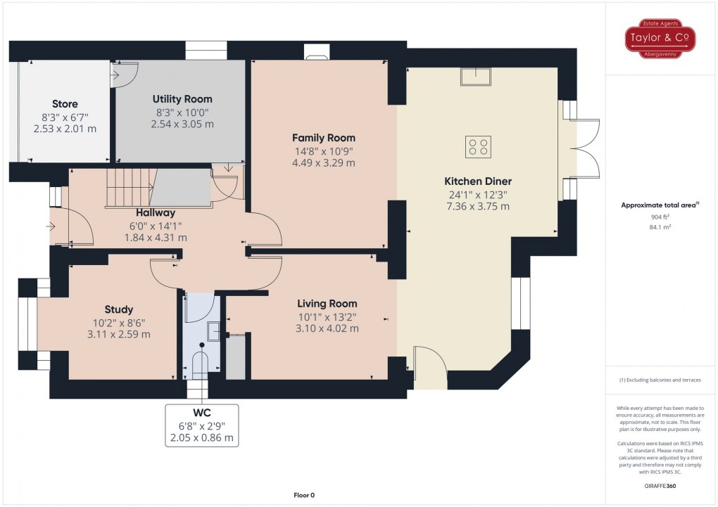 Floorplan for The Shires, Gilwern, NP7