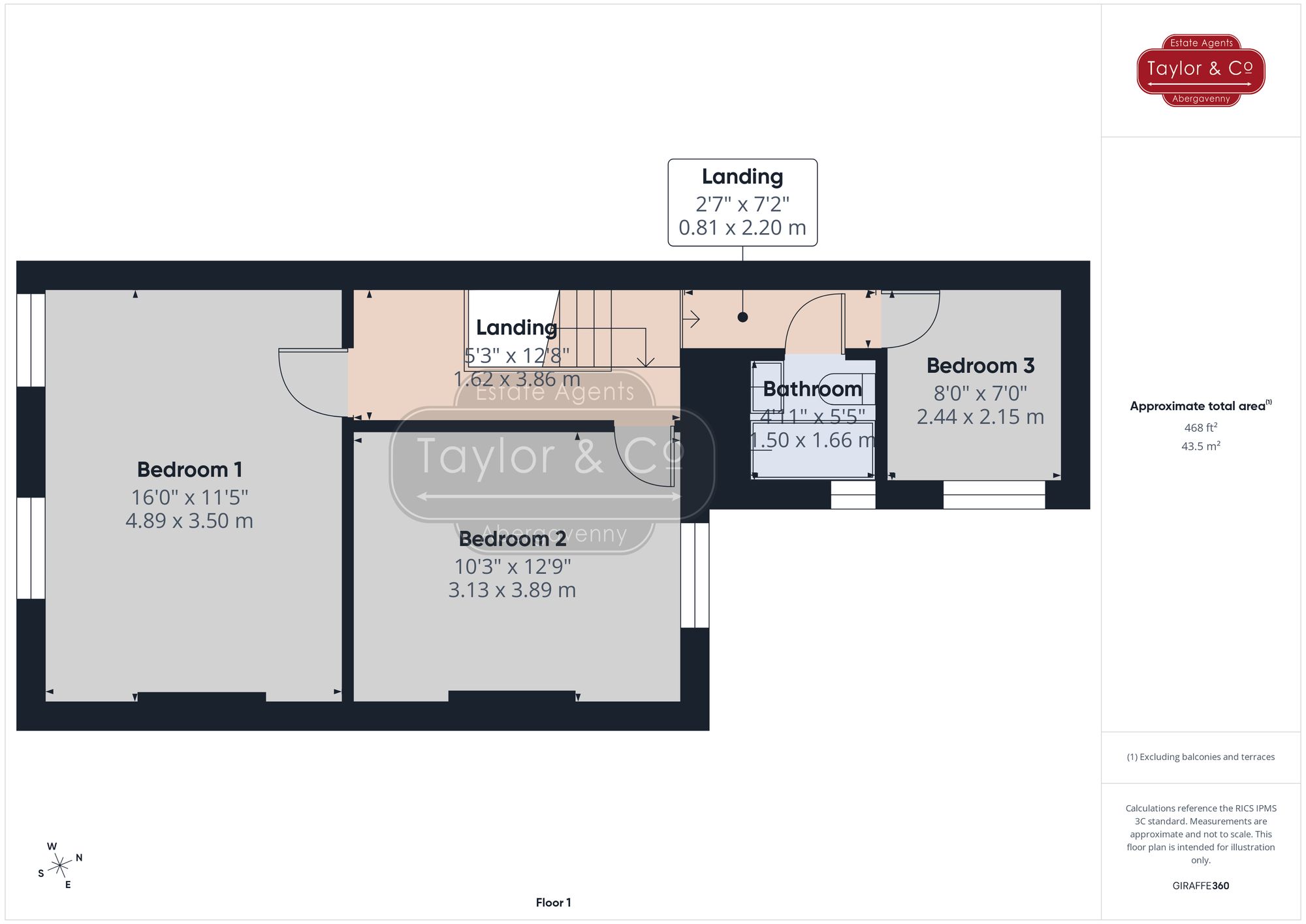 Floorplans For Poplars Road, Mardy, NP7