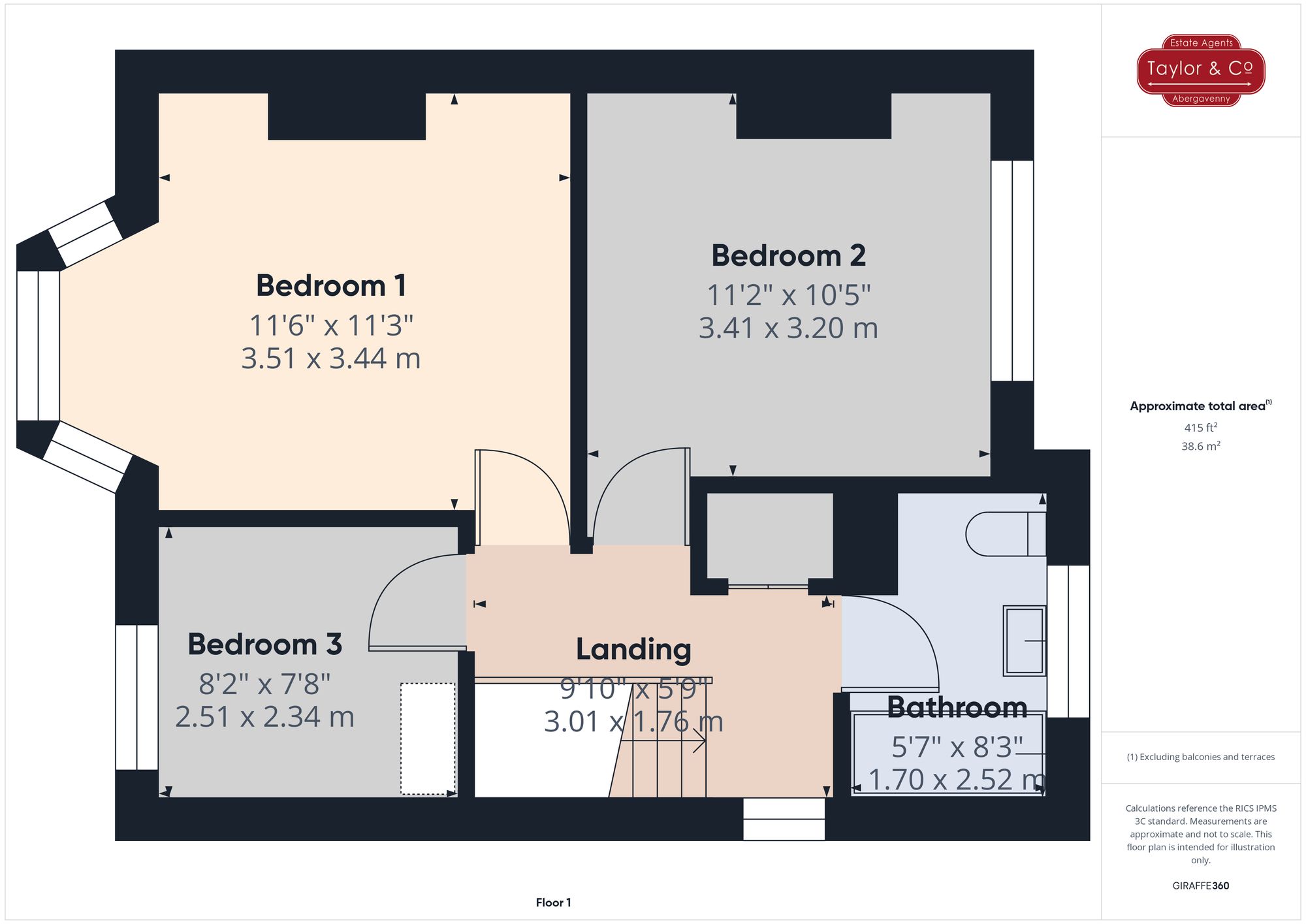 Floorplans For Old Barn Way, Abergavenny, NP7