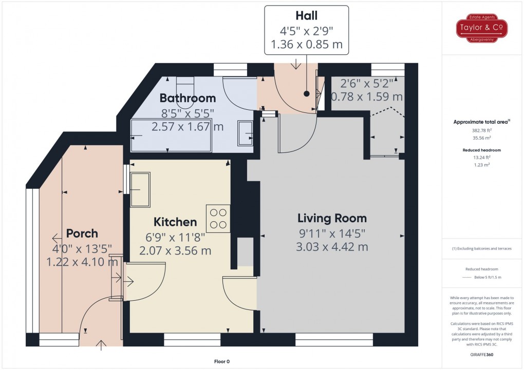 Floorplan for Merthyr Road, Govilon, NP7