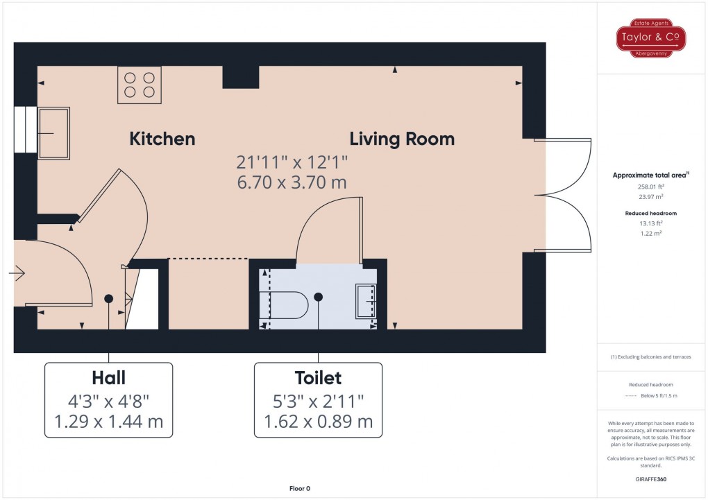 Floorplan for Bretherton Way, Llantilio Pertholey, NP7