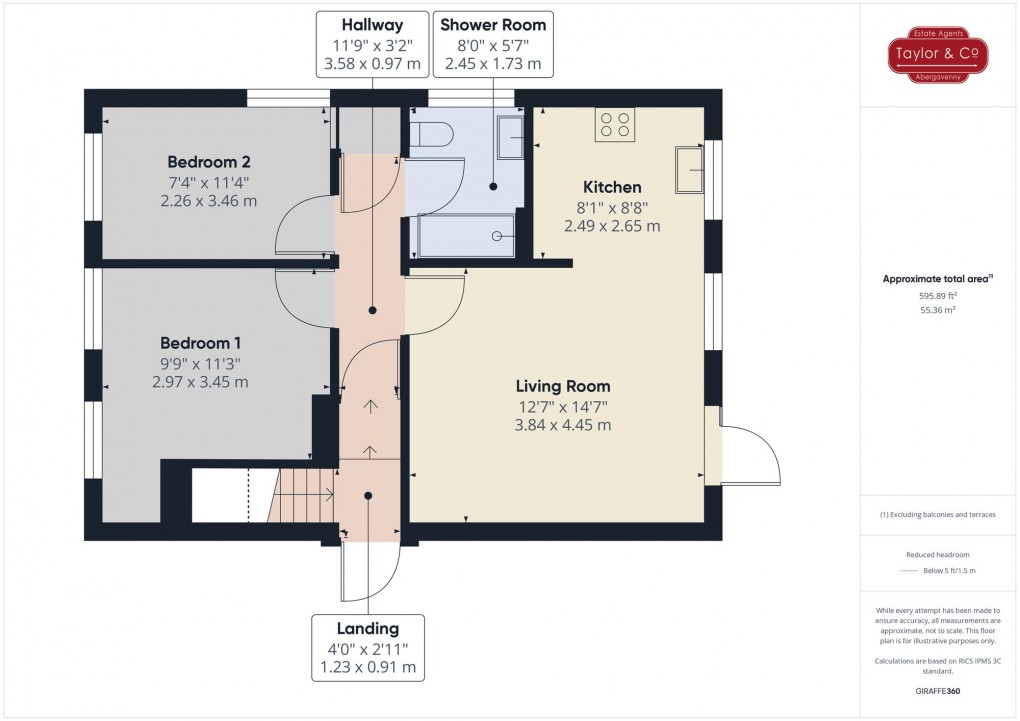 Floorplan for 151 Park Crescent, Abergavenny, NP7