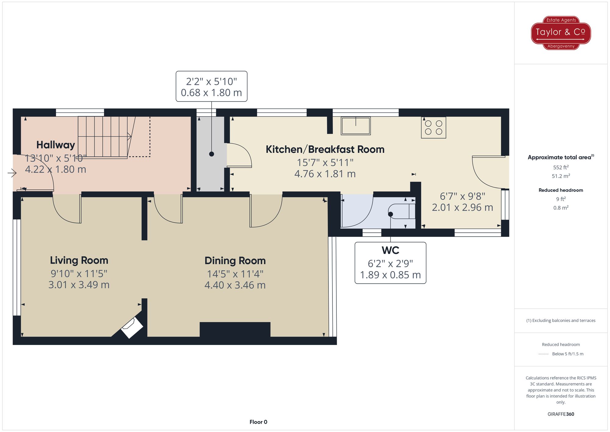 Floorplans For Danygrug, Crickhowell, NP8
