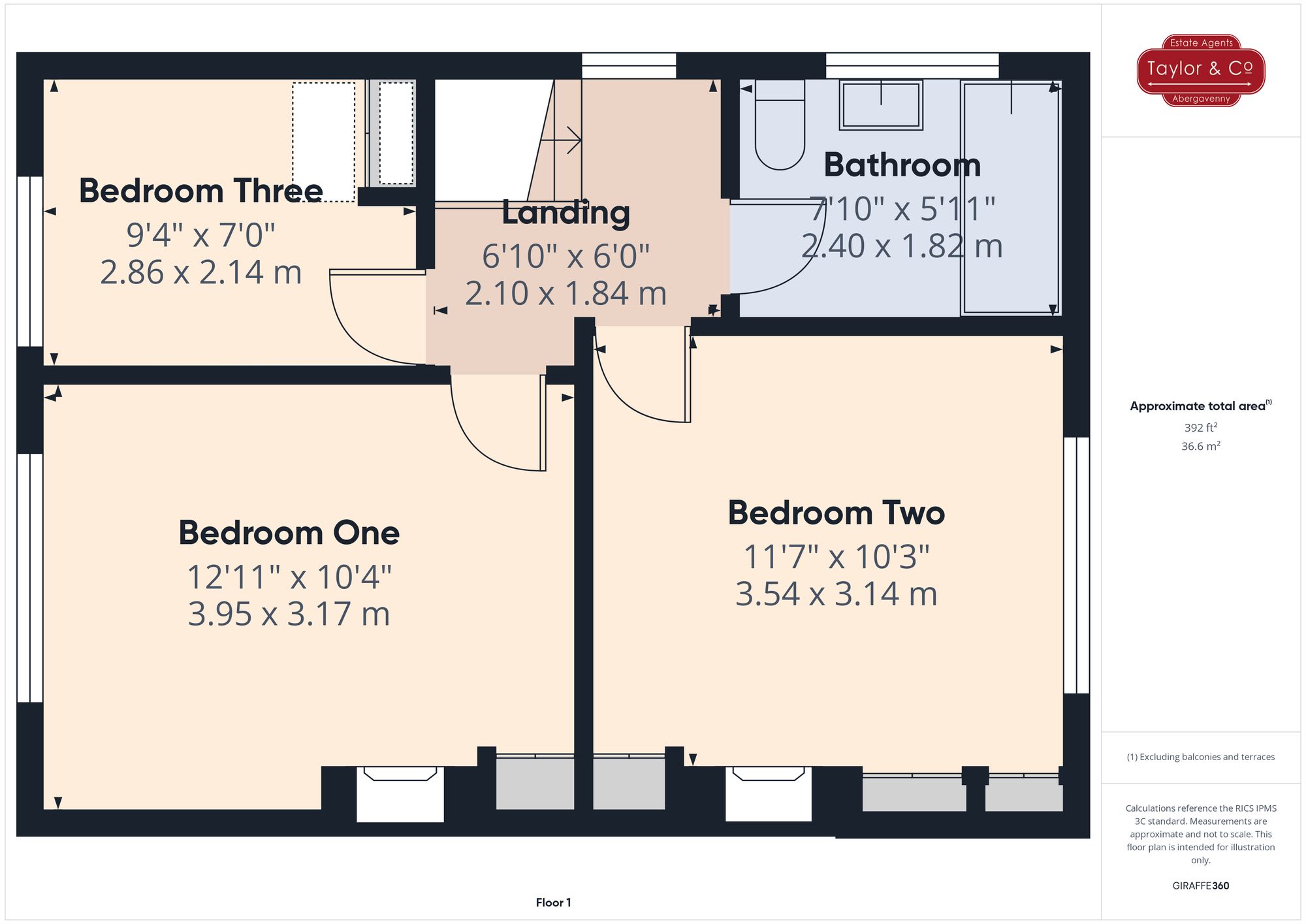 Floorplans For Danygrug, Crickhowell, NP8