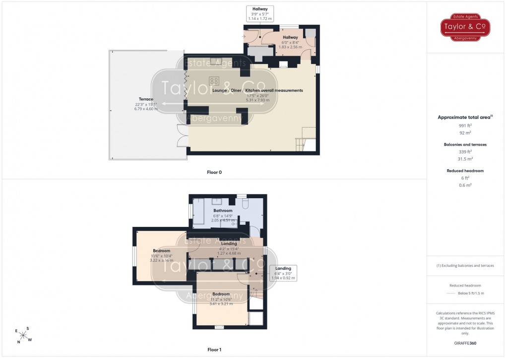 Floorplan for The Dardy, Crickhowell, NP8