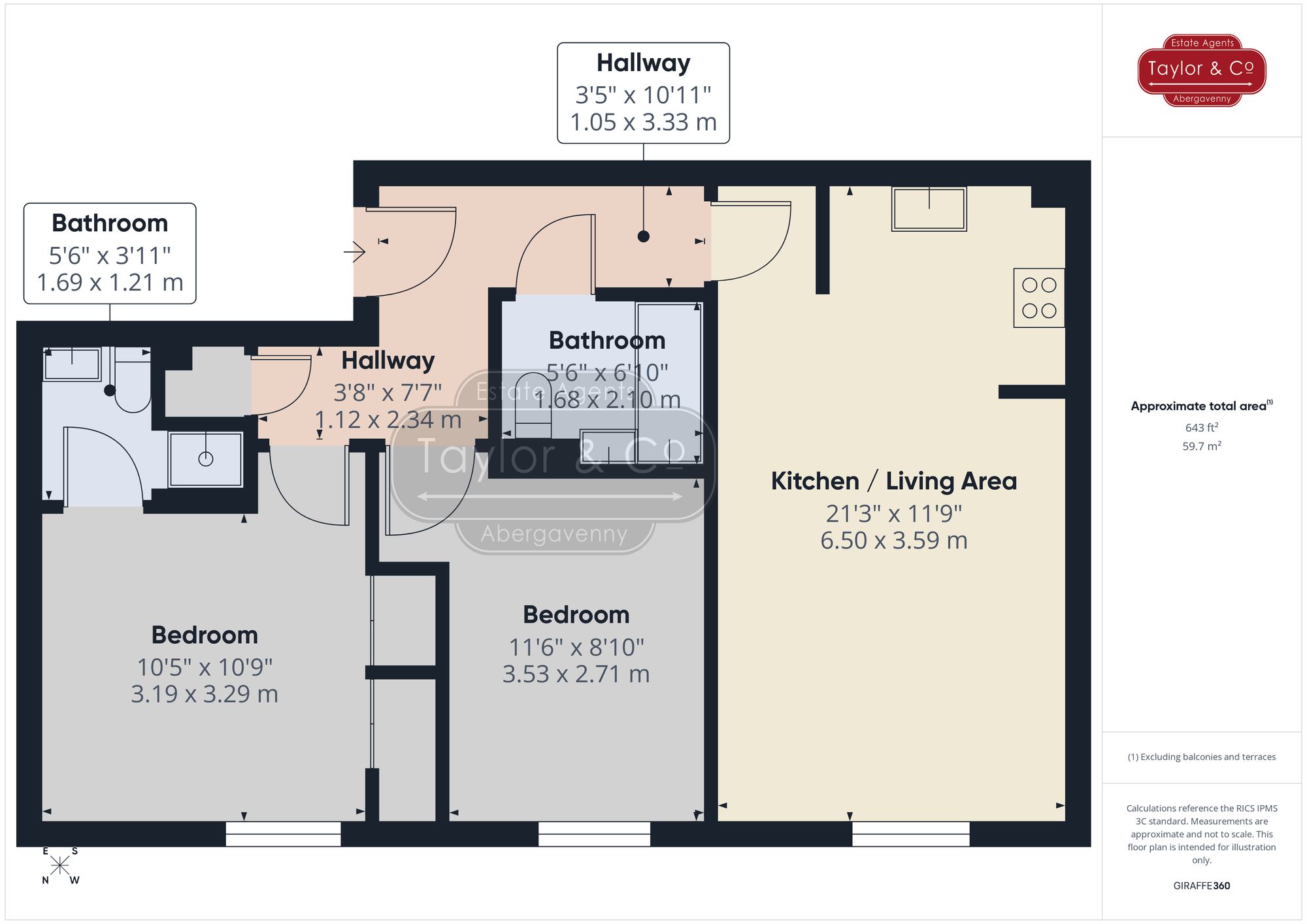 Floorplans For Lion Street, Newmarket Court Lion Street, NP7