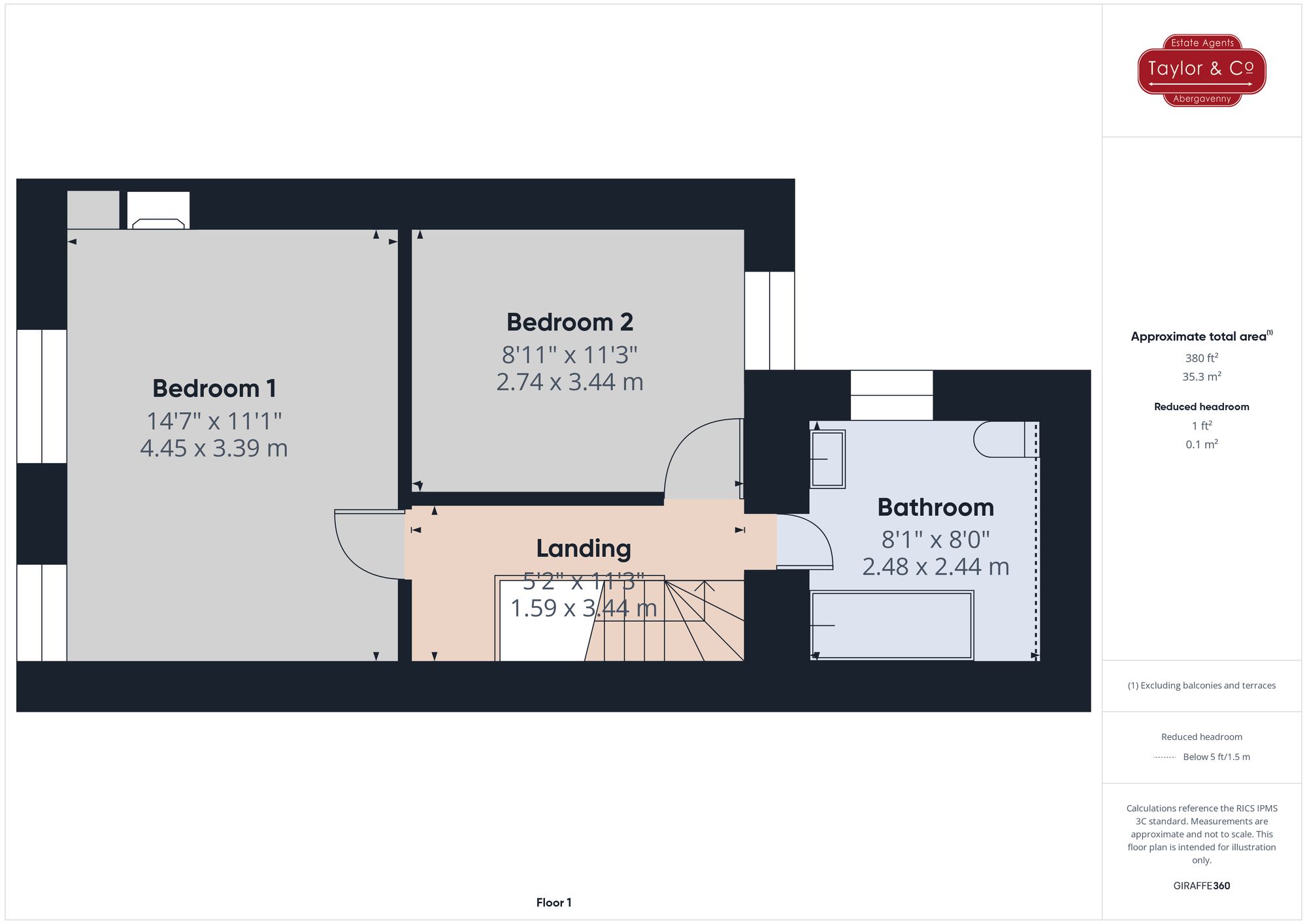 Floorplans For Merthyr Road, Abergavenny, NP7