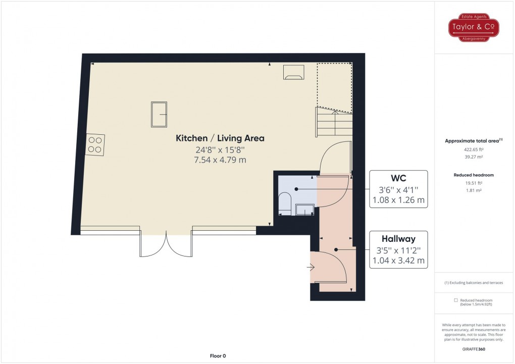 Floorplan for Redbarn Farm, Llanwenarth, NP7