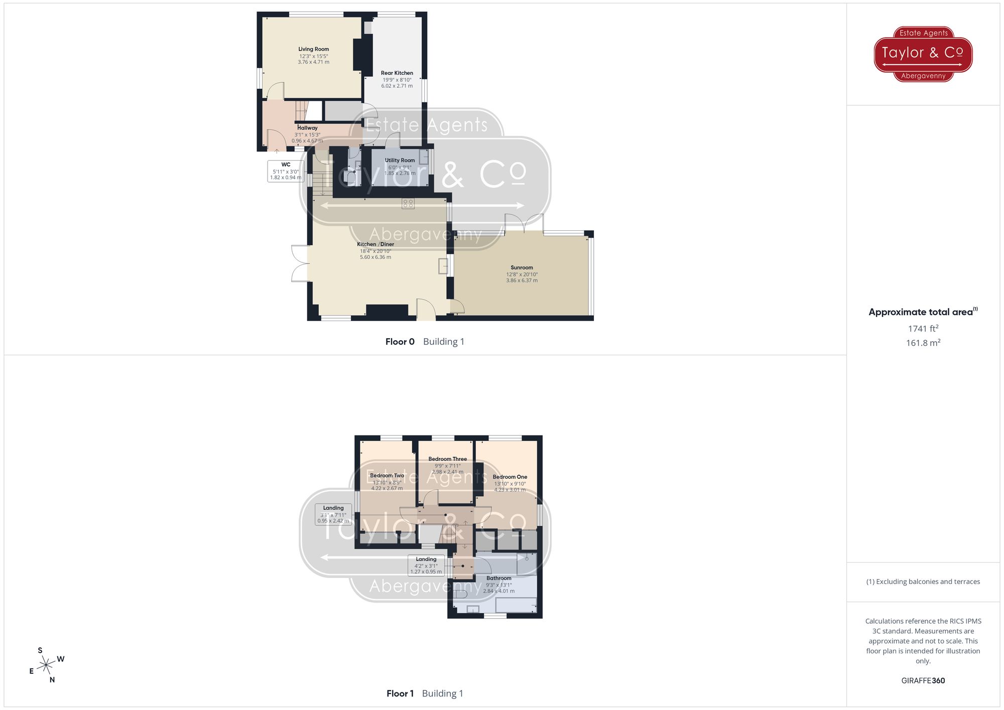 Floorplans For Llanvair Kilgeddin, Abergavenny, NP7
