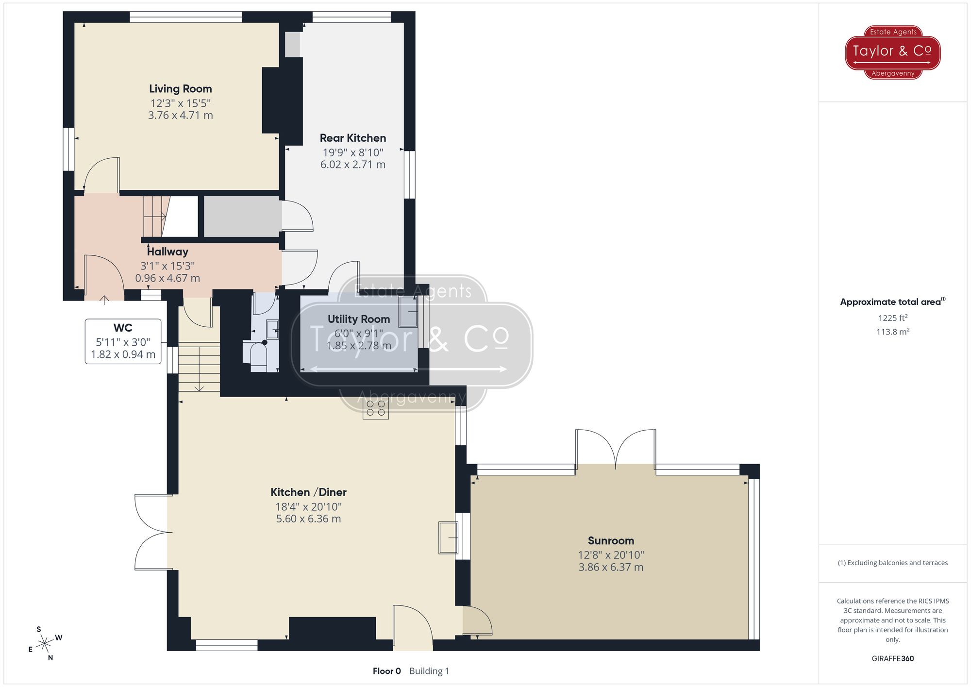 Floorplans For Llanvair Kilgeddin, Abergavenny, NP7