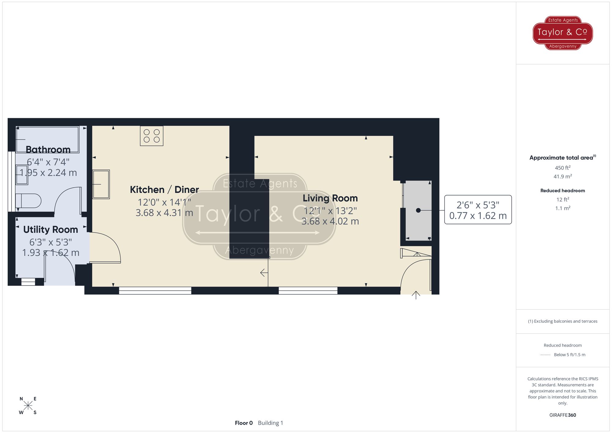 Floorplans For Hereford Road, Mardy, NP7