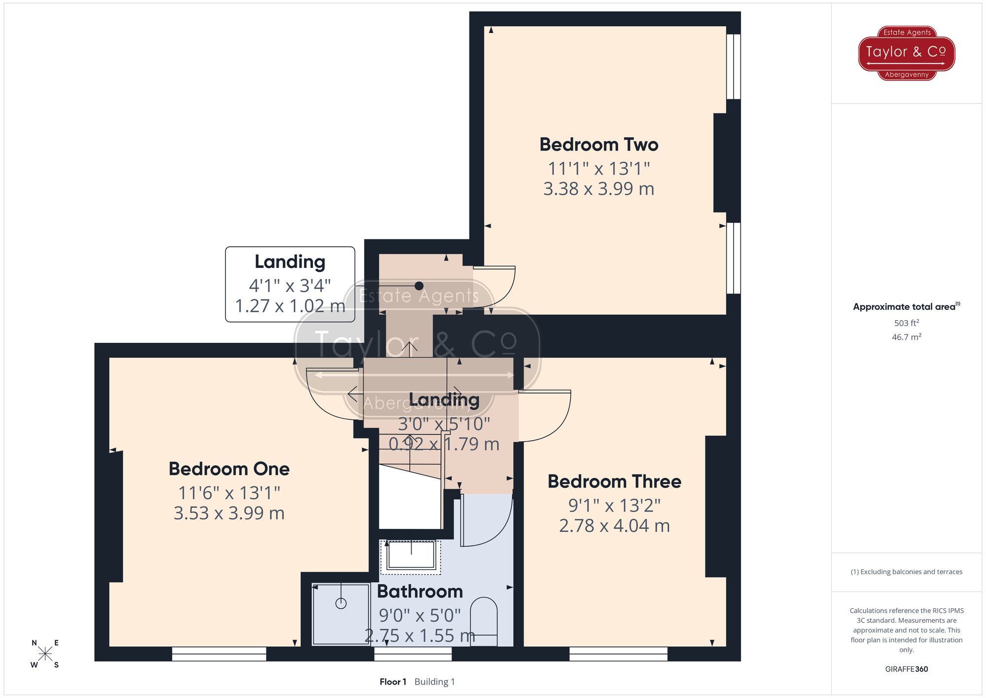 Floorplans For Hereford Road, Mardy, NP7