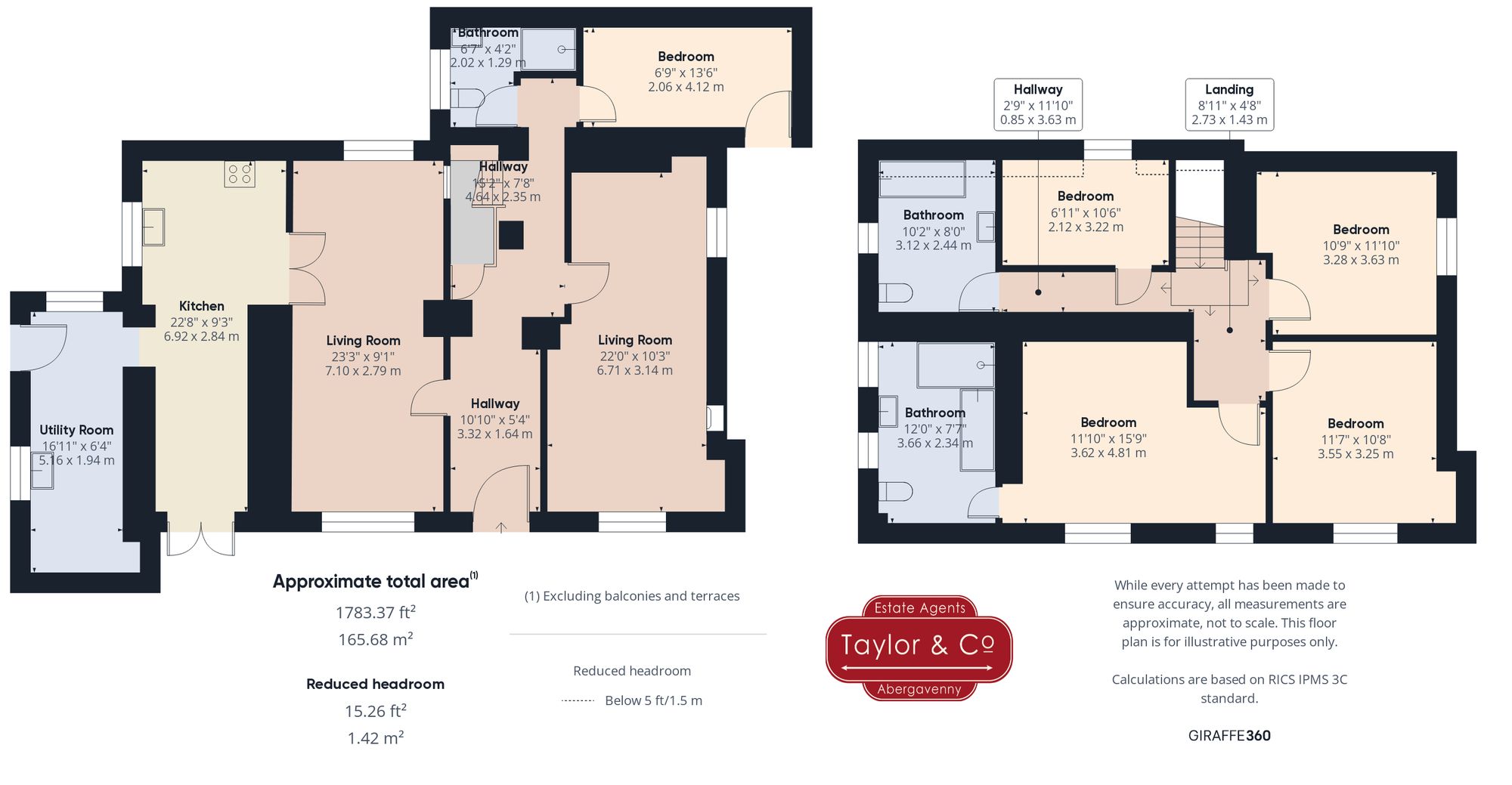 Floorplans For Commercial Street, Abergavenny, NP7