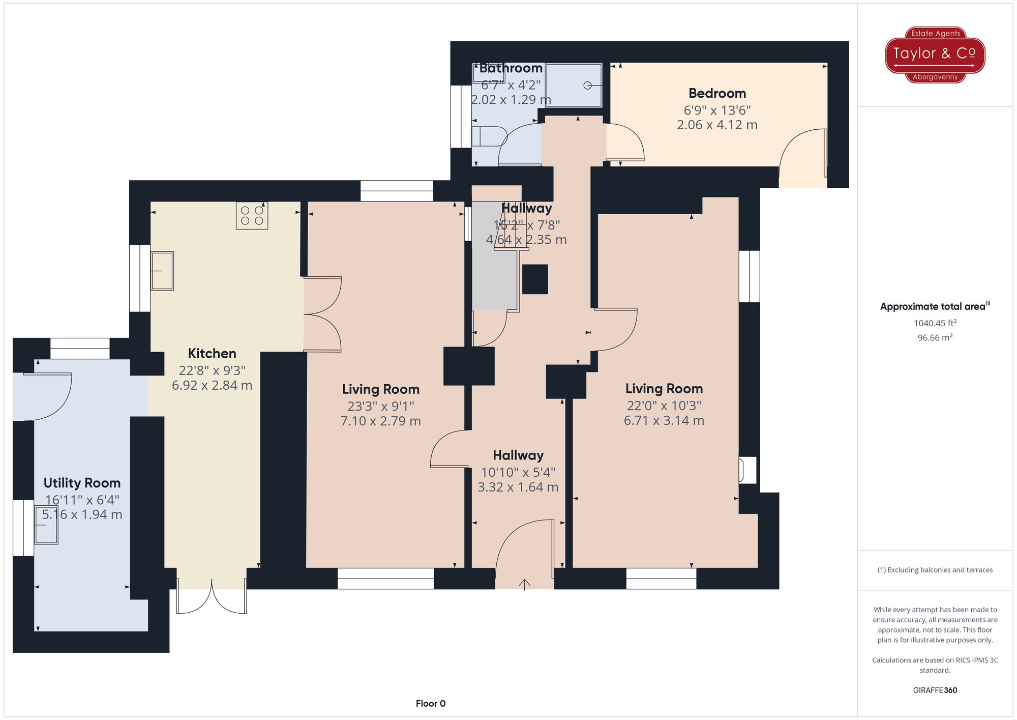 Floorplans For Commercial Street, Abergavenny, NP7