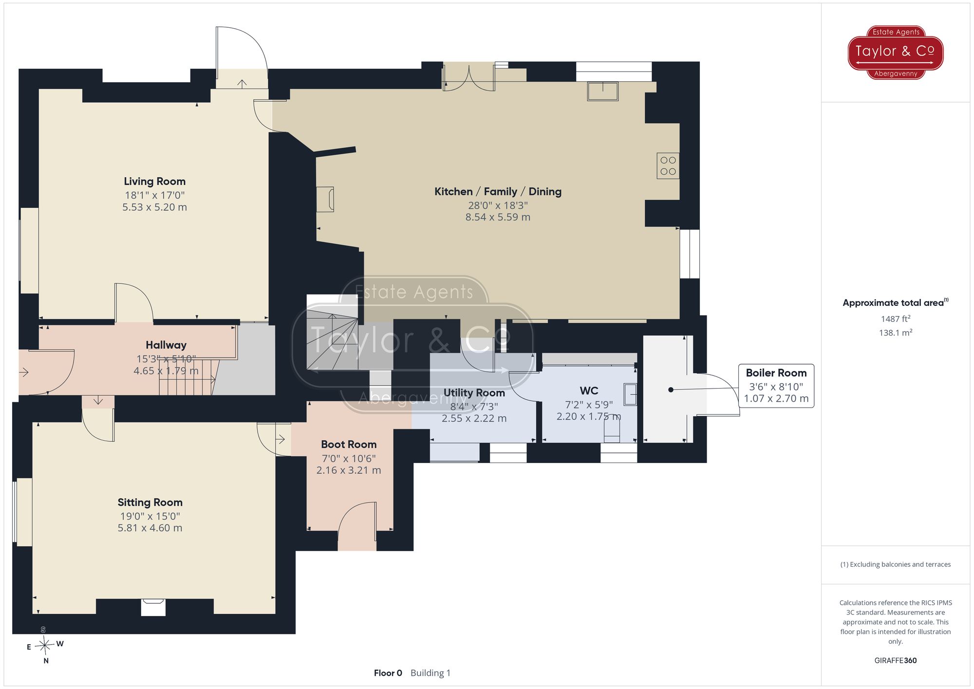 Floorplans For Llangattock, Crickhowell, NP8