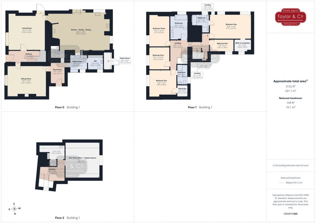 Floorplan for Llangattock, Crickhowell, NP8