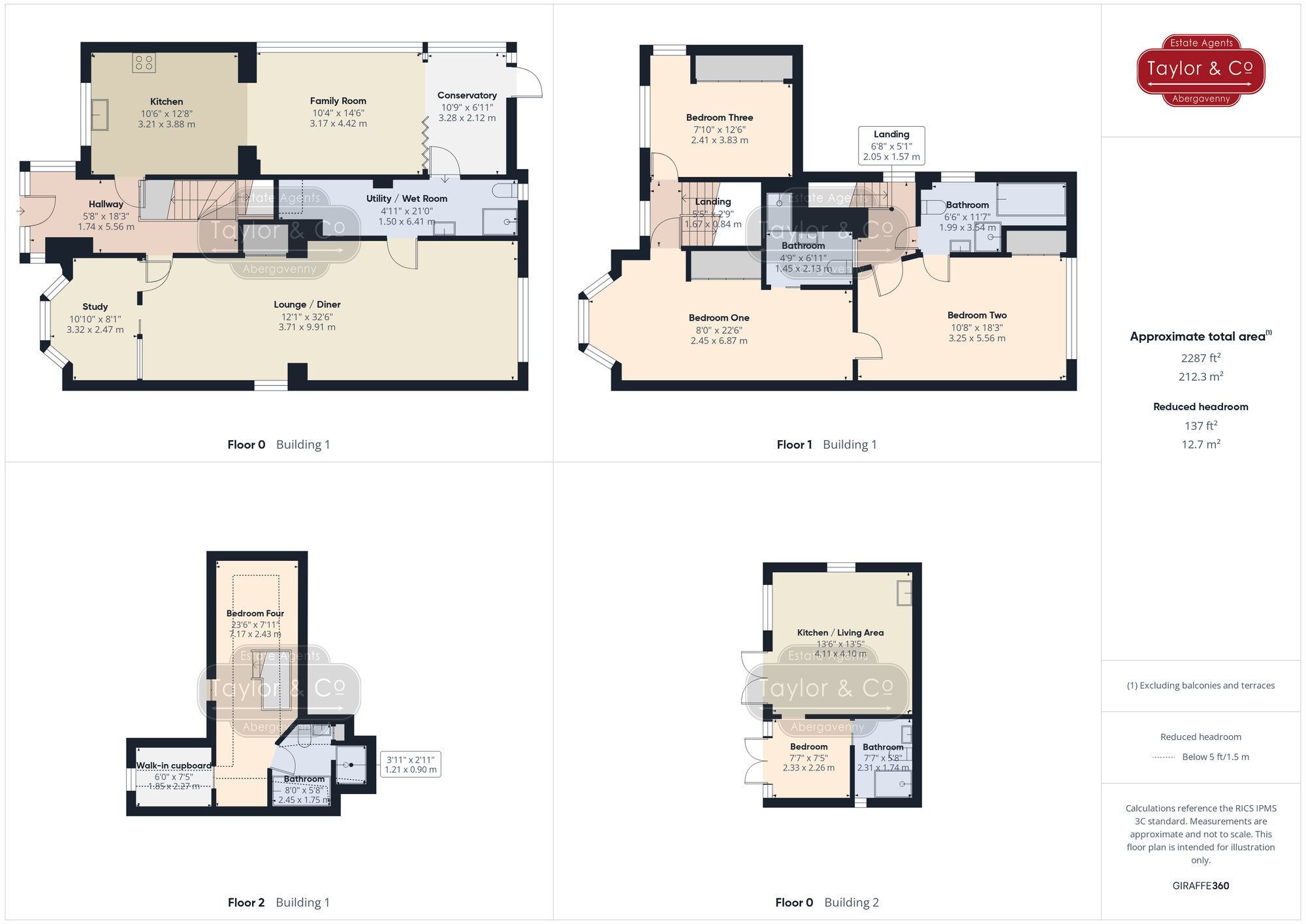 Floorplans For Albert Road, Abergavenny, NP7