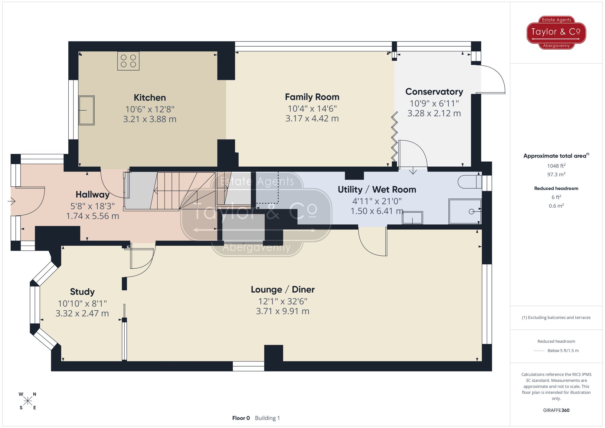 Floorplans For Albert Road, Abergavenny, NP7