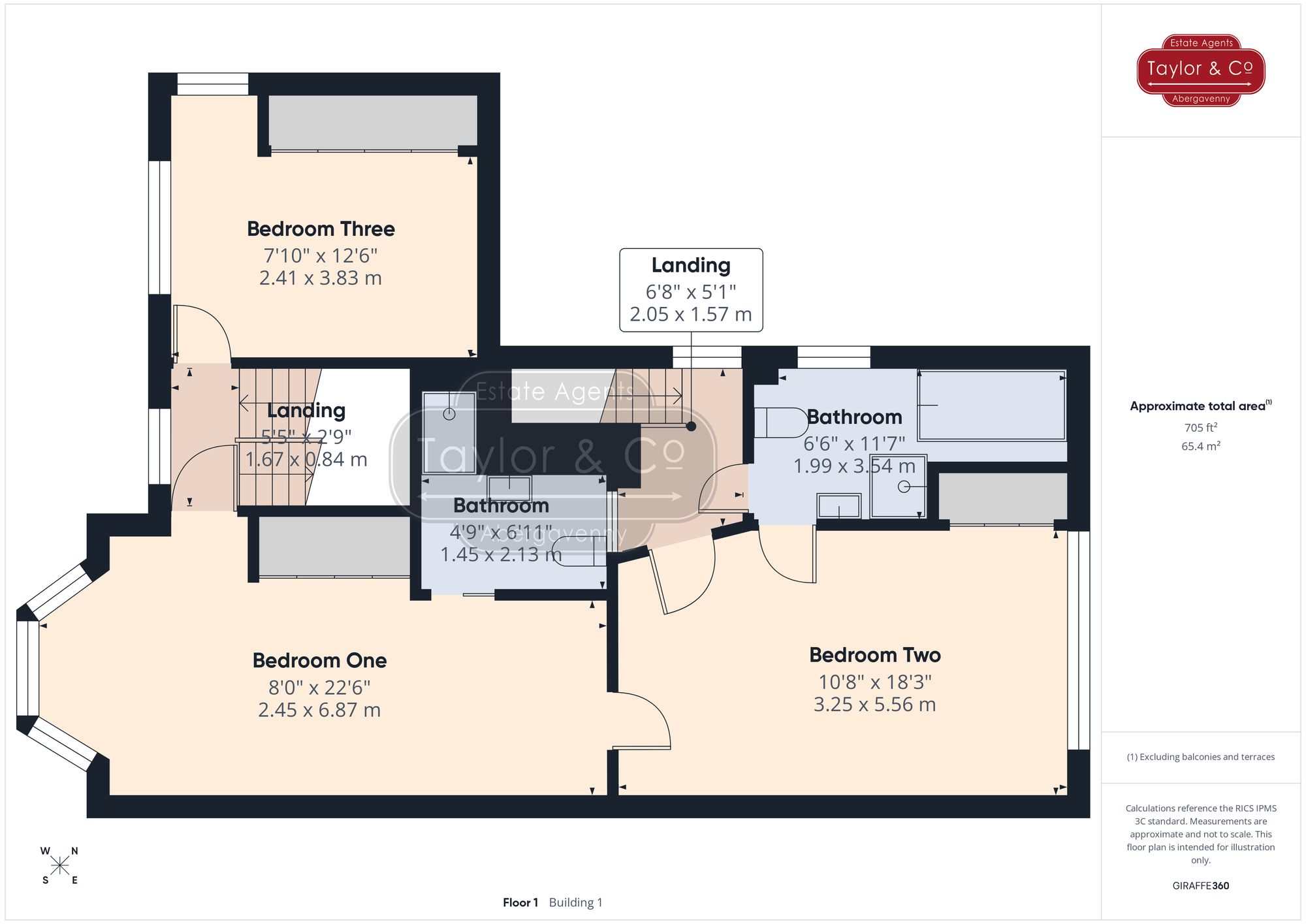 Floorplans For Albert Road, Abergavenny, NP7