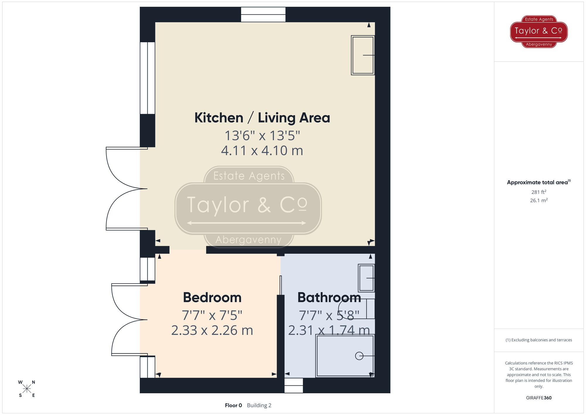 Floorplans For Albert Road, Abergavenny, NP7