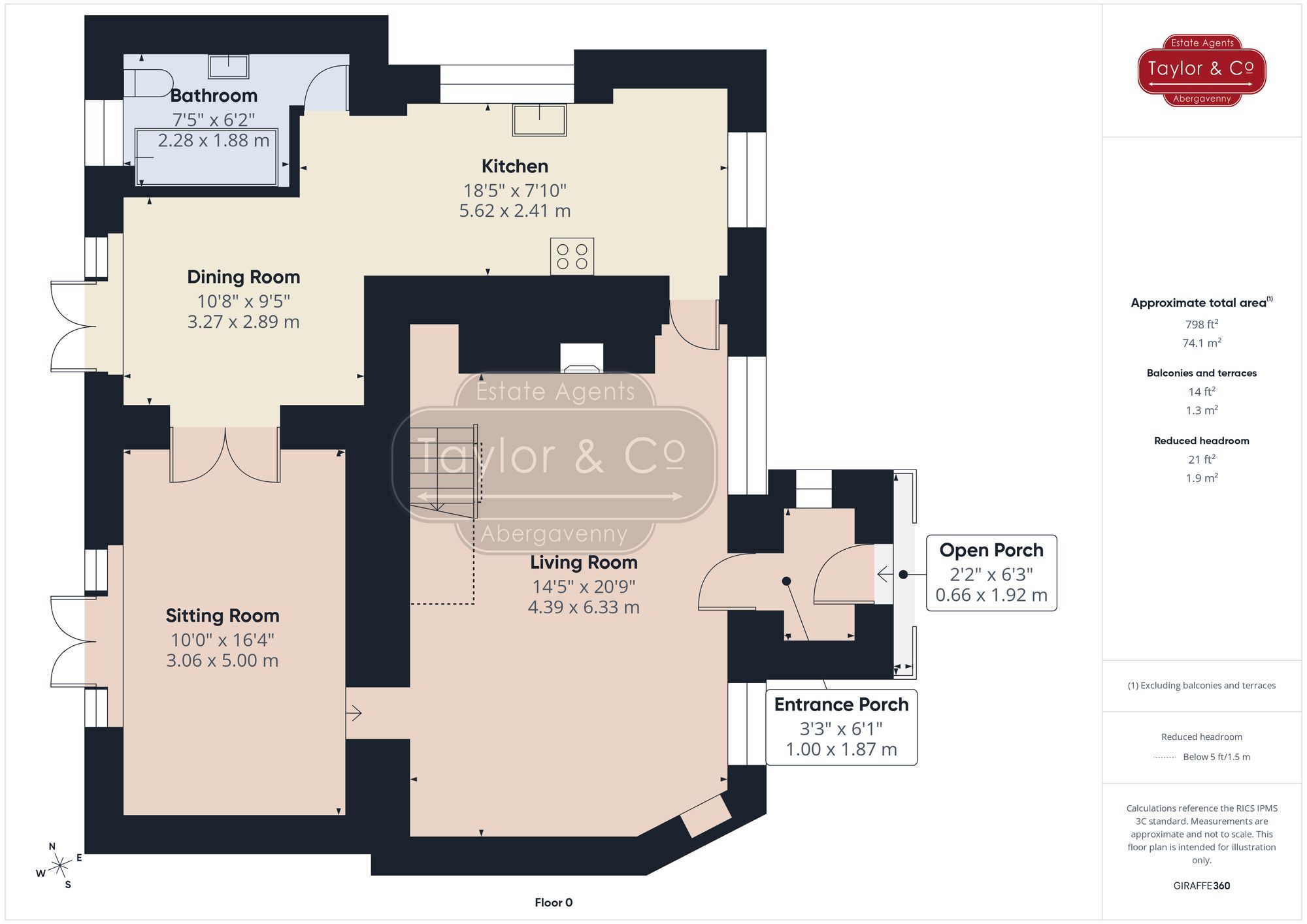 Floorplans For Common Road, Gilwern, NP7