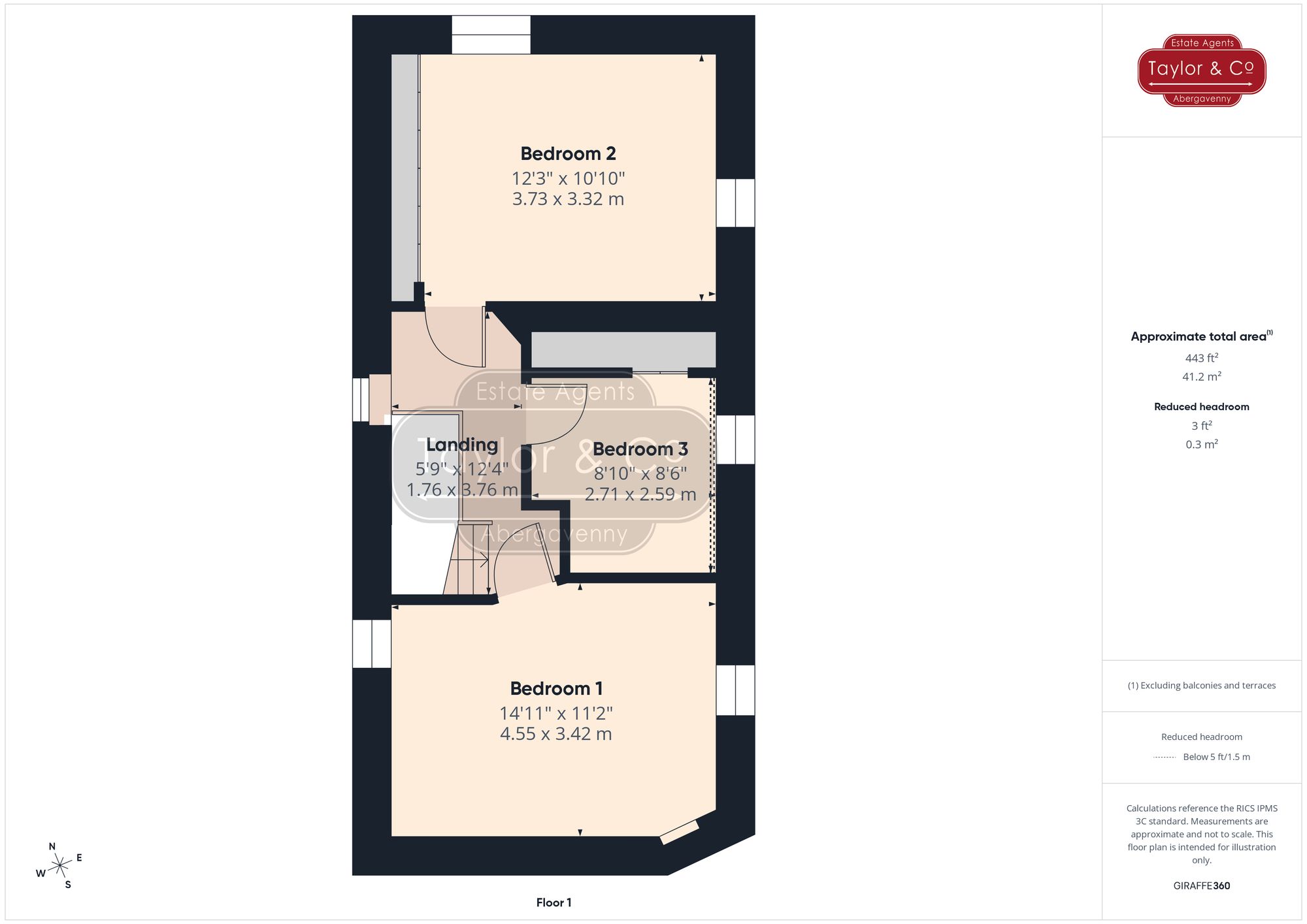 Floorplans For Common Road, Gilwern, NP7