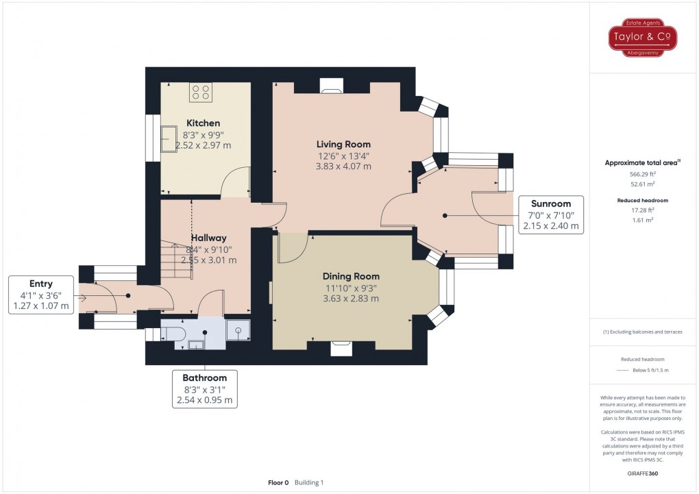 Floorplan for Llanvetherine, Abergavenny, NP7