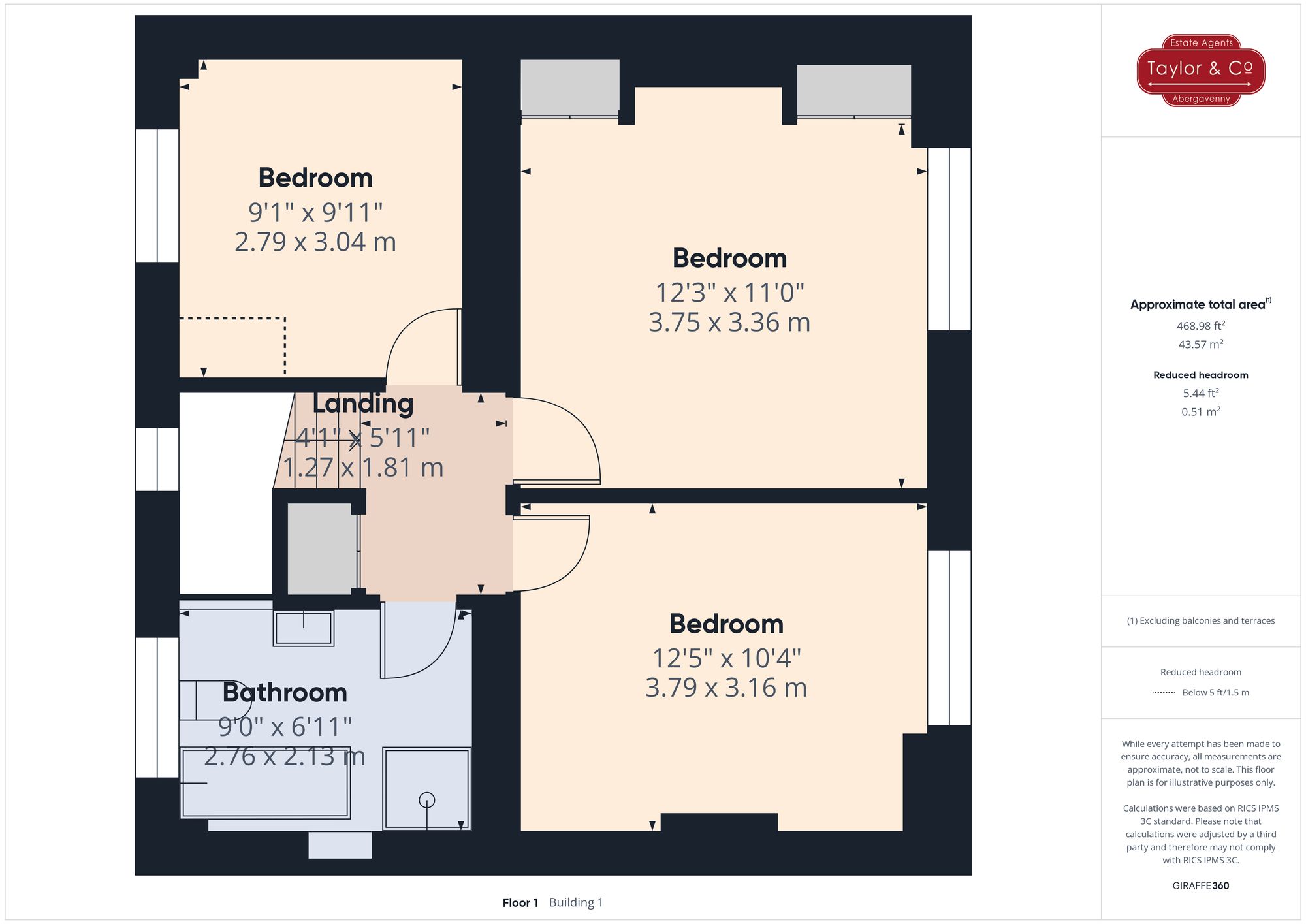 Floorplans For Llanvetherine, Abergavenny, NP7