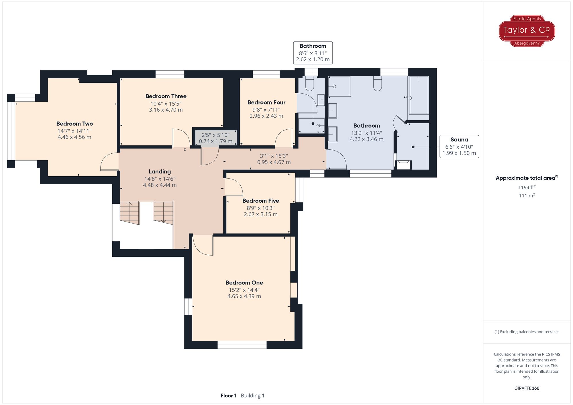 Floorplans For Hereford Road, Abergavenny, NP7