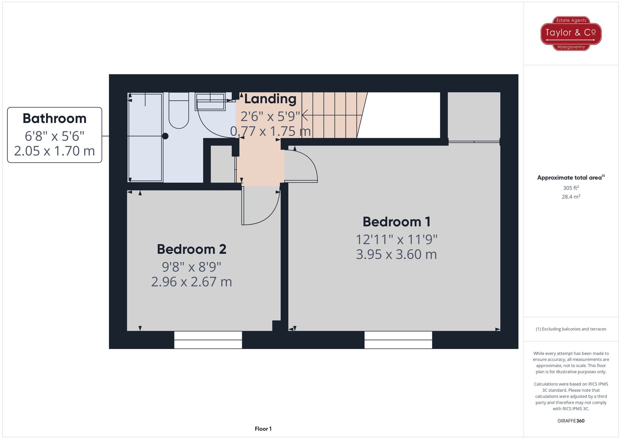 Floorplans For Nevill Street, Abergavenny, NP7