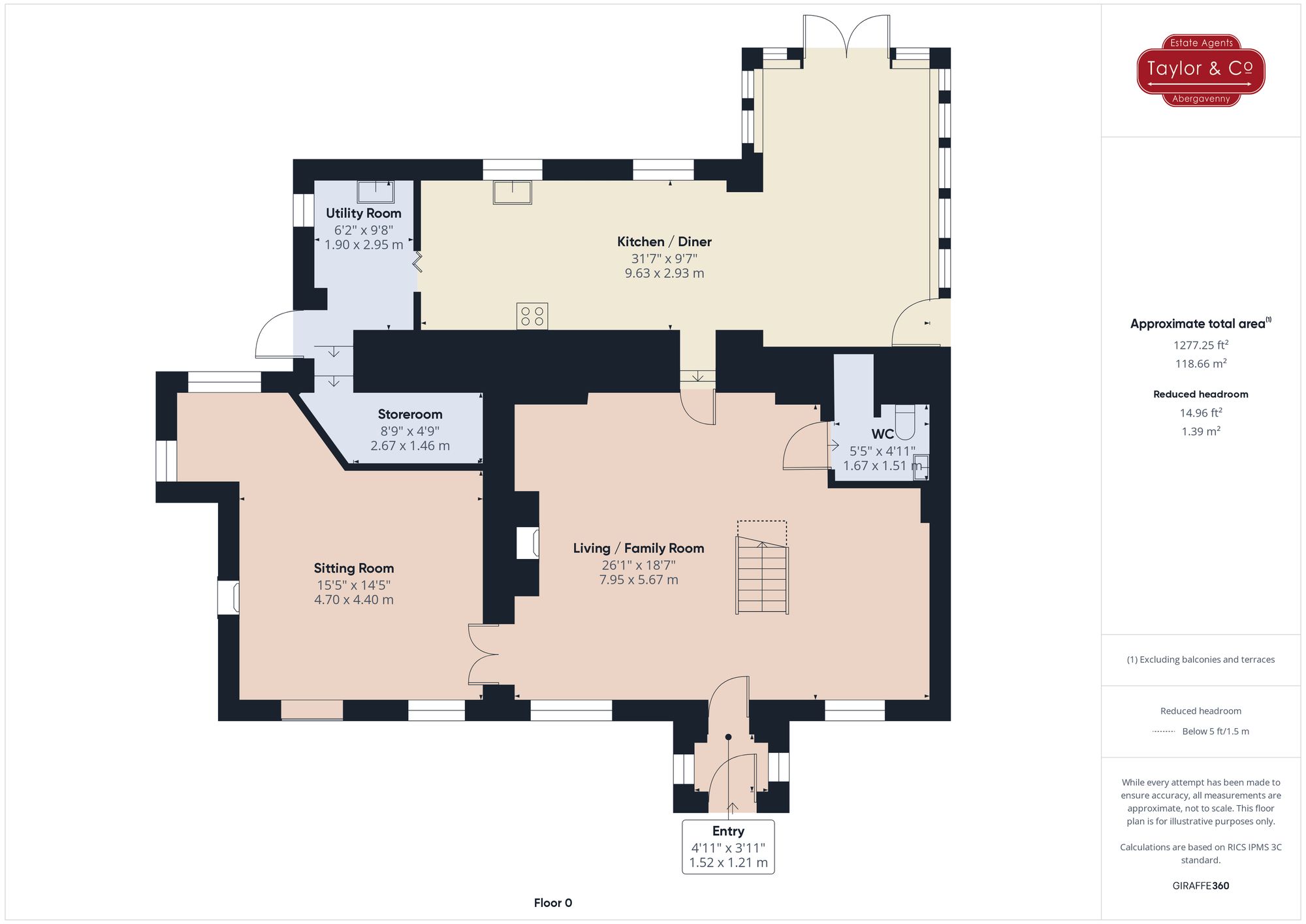 Floorplans For Llangasty, Brecon, LD3