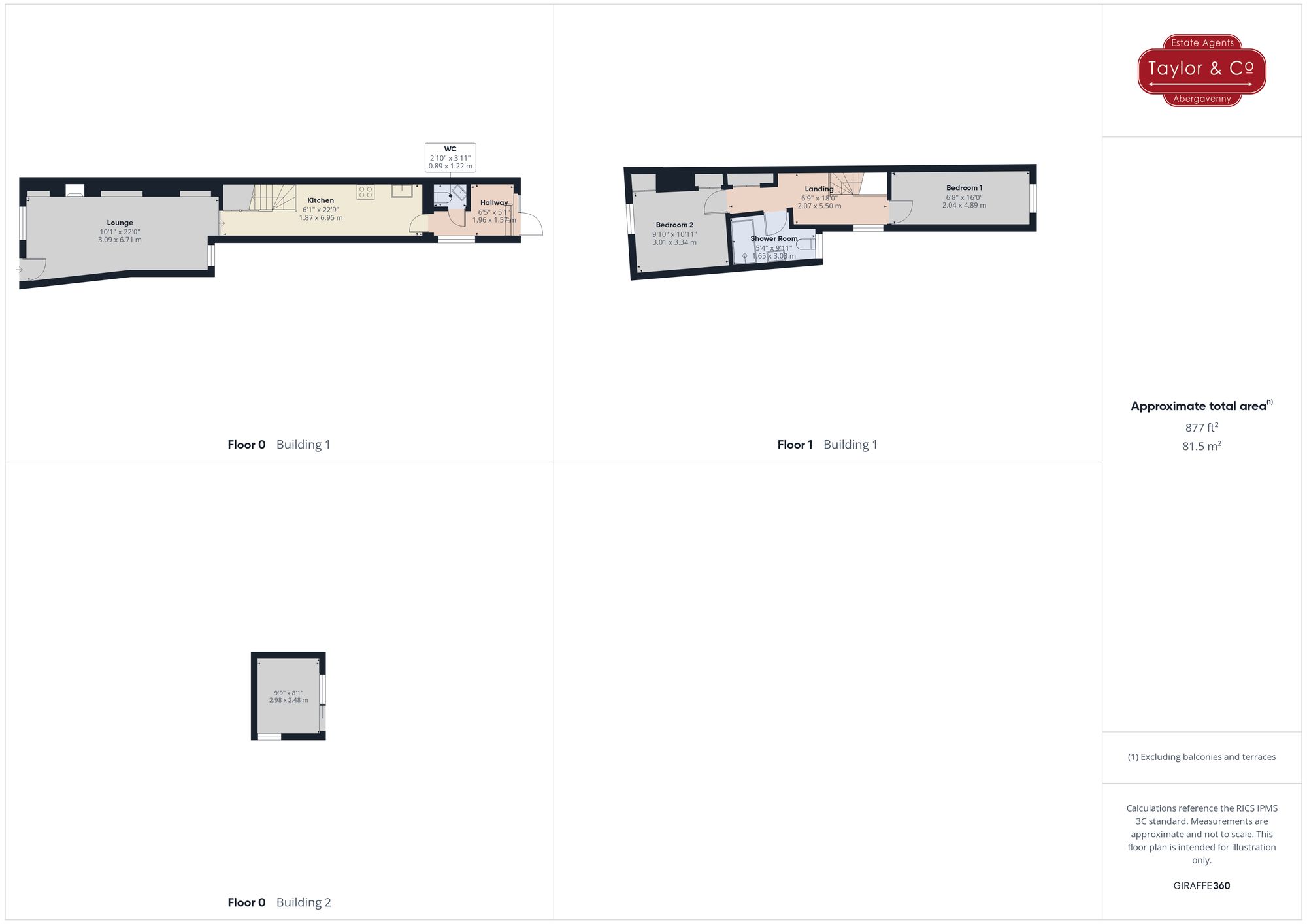Floorplans For Lower Monk Street, Abergavenny, NP7