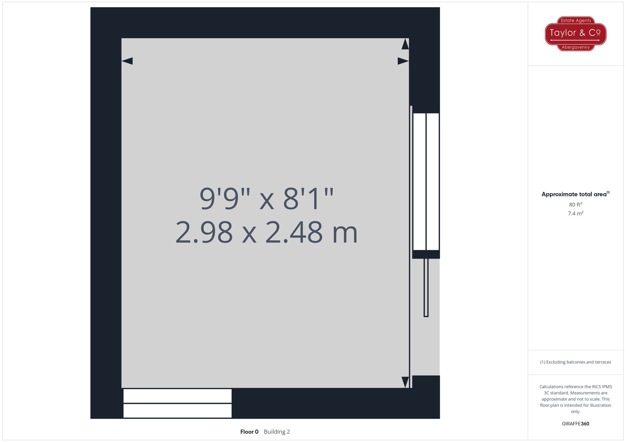 Floorplans For Lower Monk Street, Abergavenny, NP7