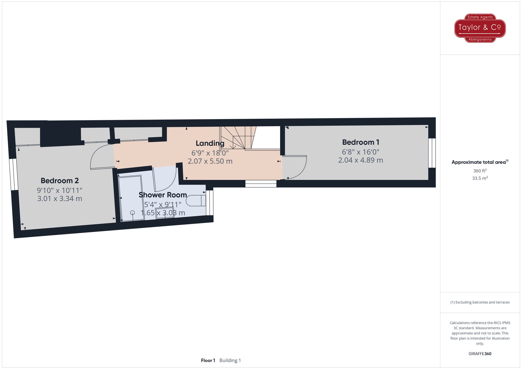 Floorplans For Lower Monk Street, Abergavenny, NP7