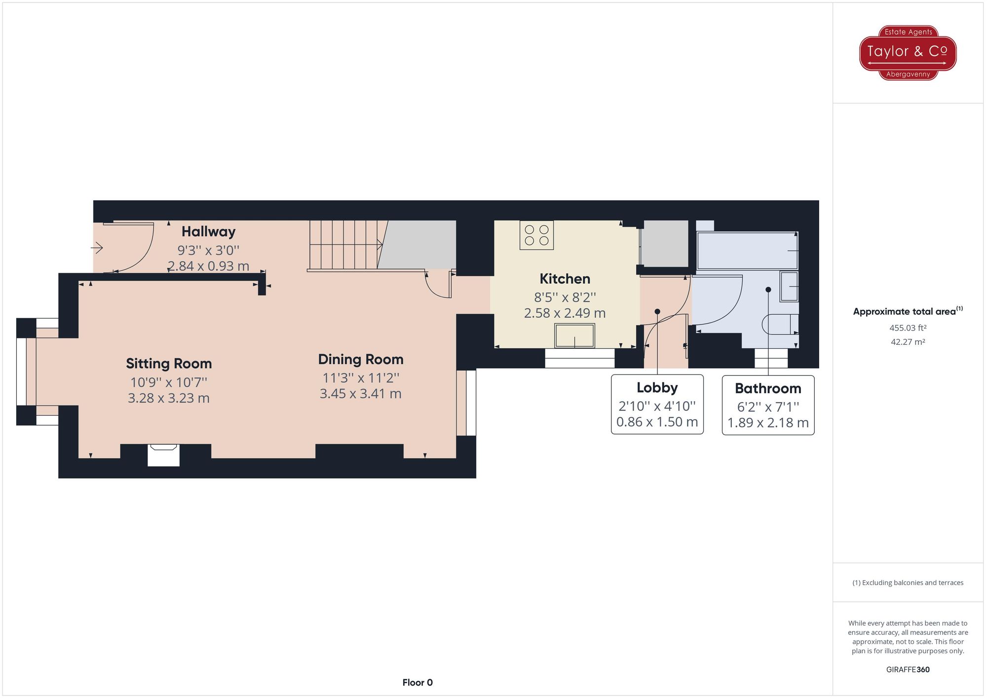 Floorplans For Park Crescent, Abergavenny, NP7