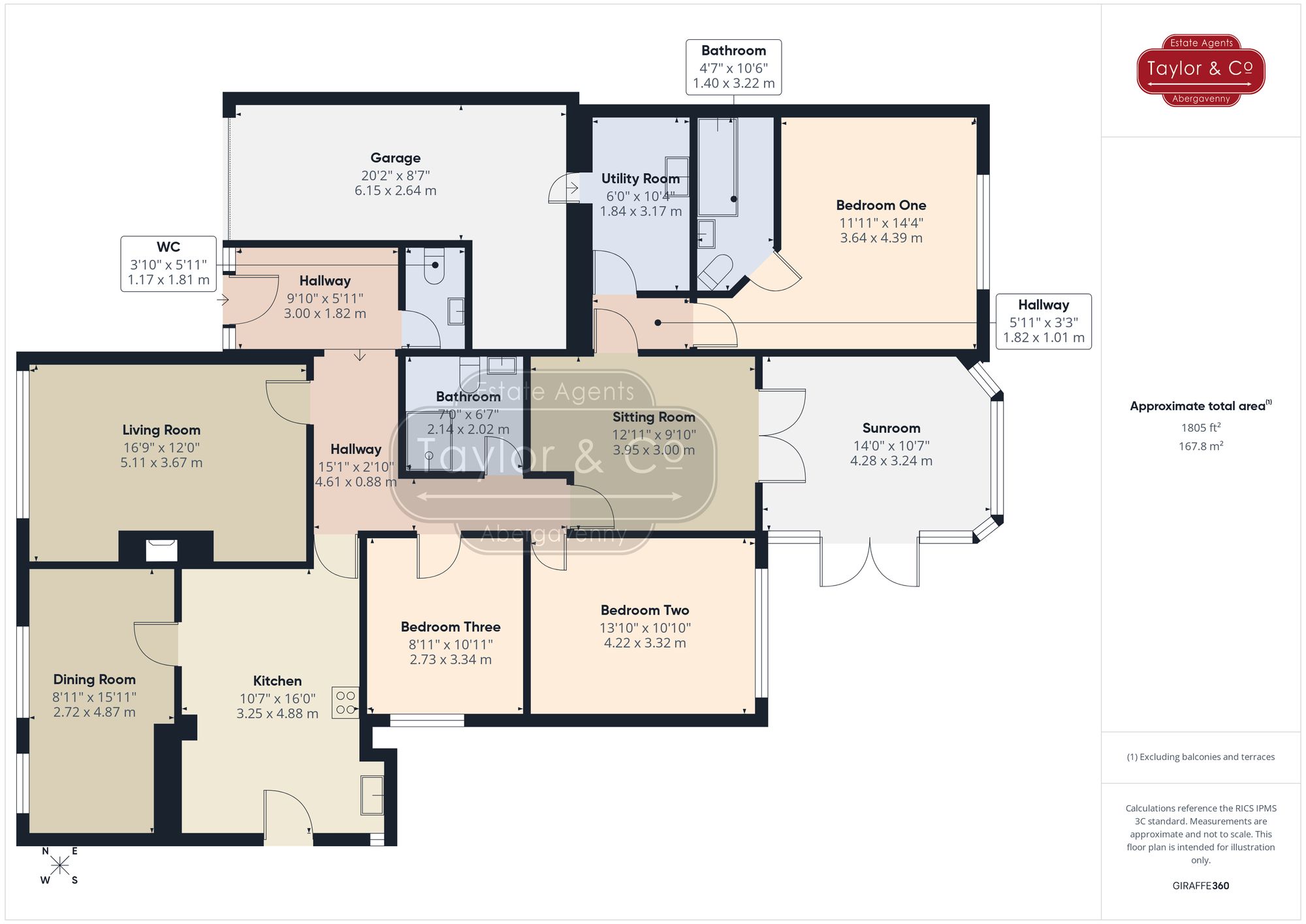 Floorplans For Beaufort Avenue, Llangattock, NP8