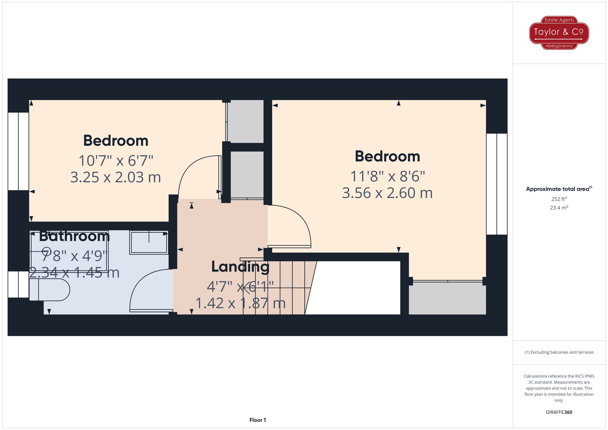 Floorplans For Waterside, Abergavenny, NP7