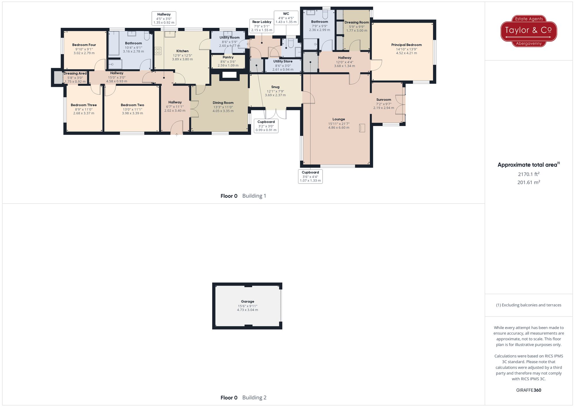 Floorplans For Llantilio Crossenny, Abergavenny, NP7