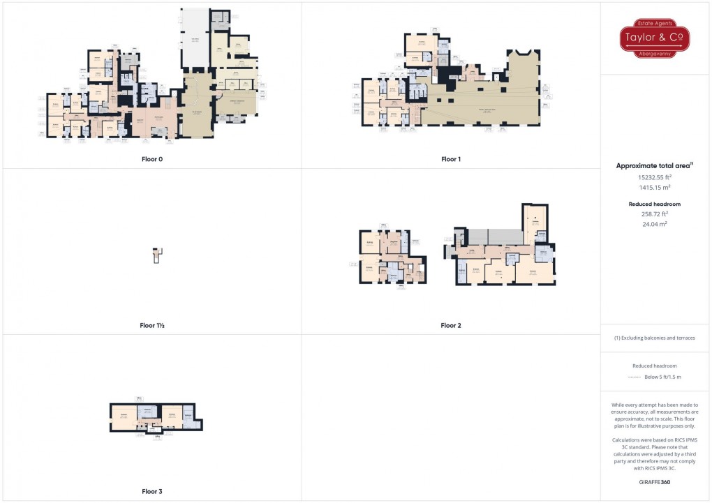 Floorplan for Llangattock, Powys, NP8